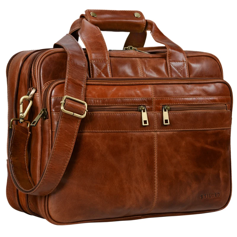 "Alexander" Lehrertasche Herren Leder Vintage