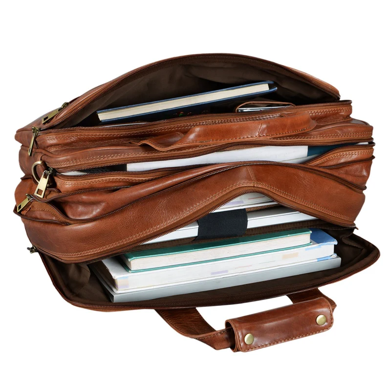 "Alexander" Lehrertasche Herren Leder Vintage