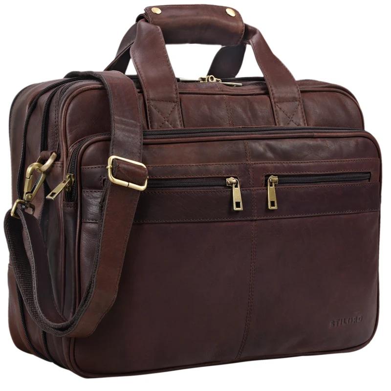 "Alexander" Lehrertasche Herren Leder Vintage