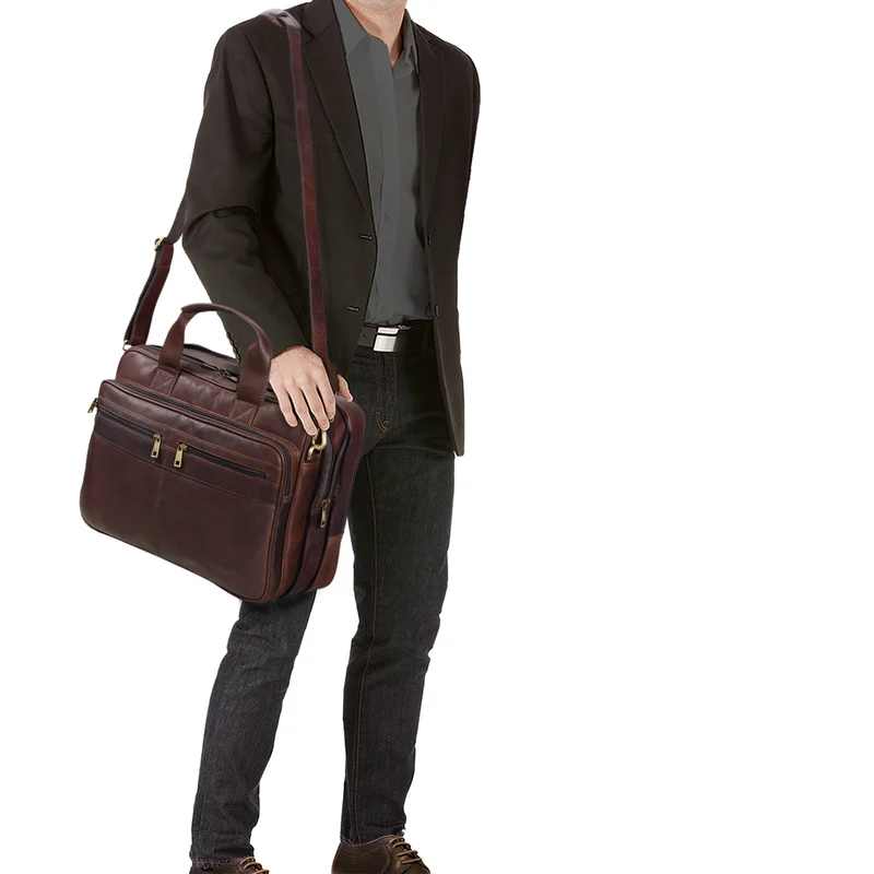 "Alexander" Lehrertasche Herren Leder Vintage