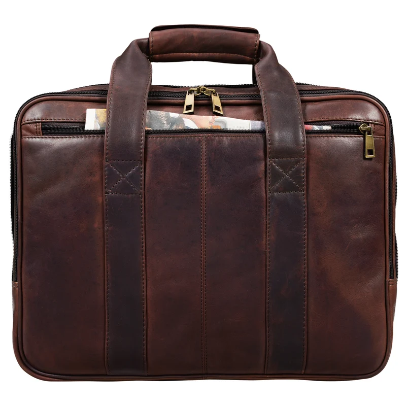 "Alexander" Lehrertasche Herren Leder Vintage