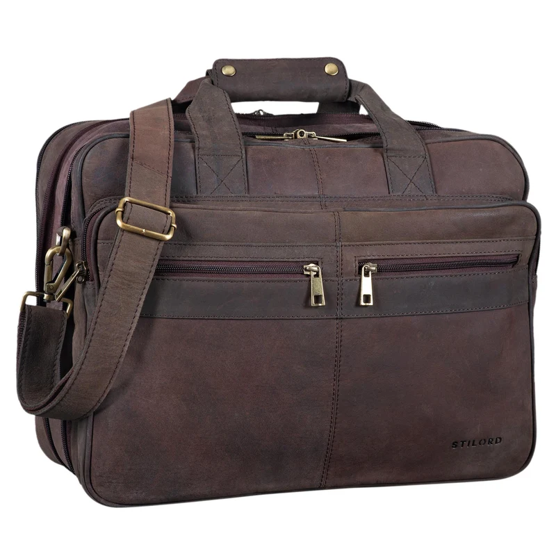 "Alexander" Lehrertasche Herren Leder Vintage