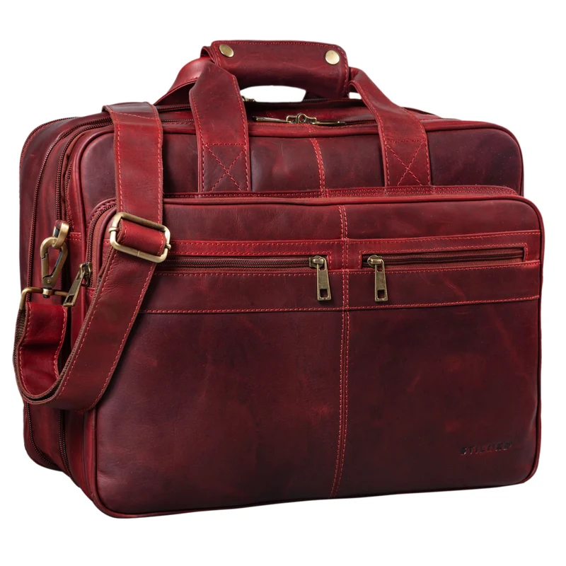 "Alexander" Lehrertasche Herren Leder Vintage