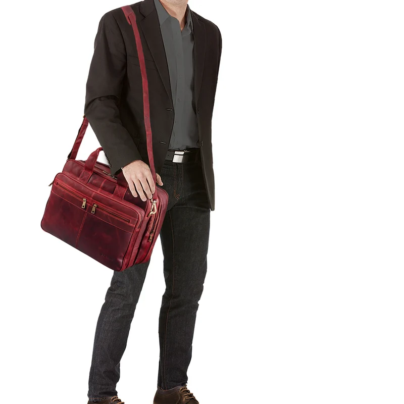 "Alexander" Lehrertasche Herren Leder Vintage