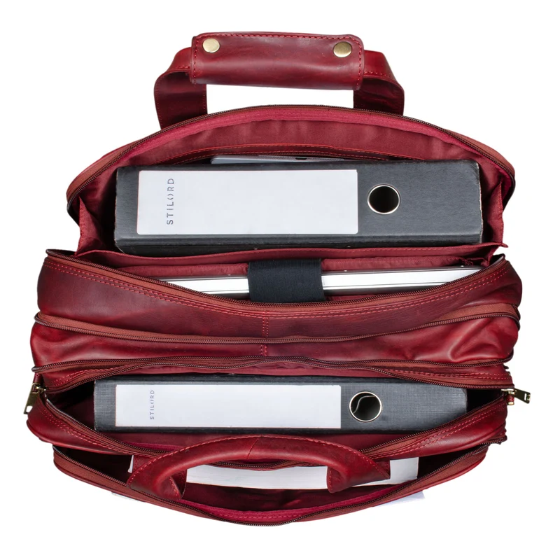 "Alexander" Lehrertasche Herren Leder Vintage