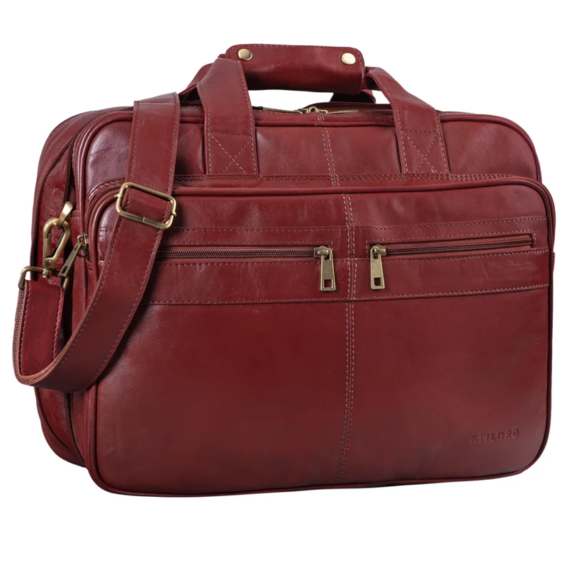 "Alexander" Lehrertasche Herren Leder Vintage