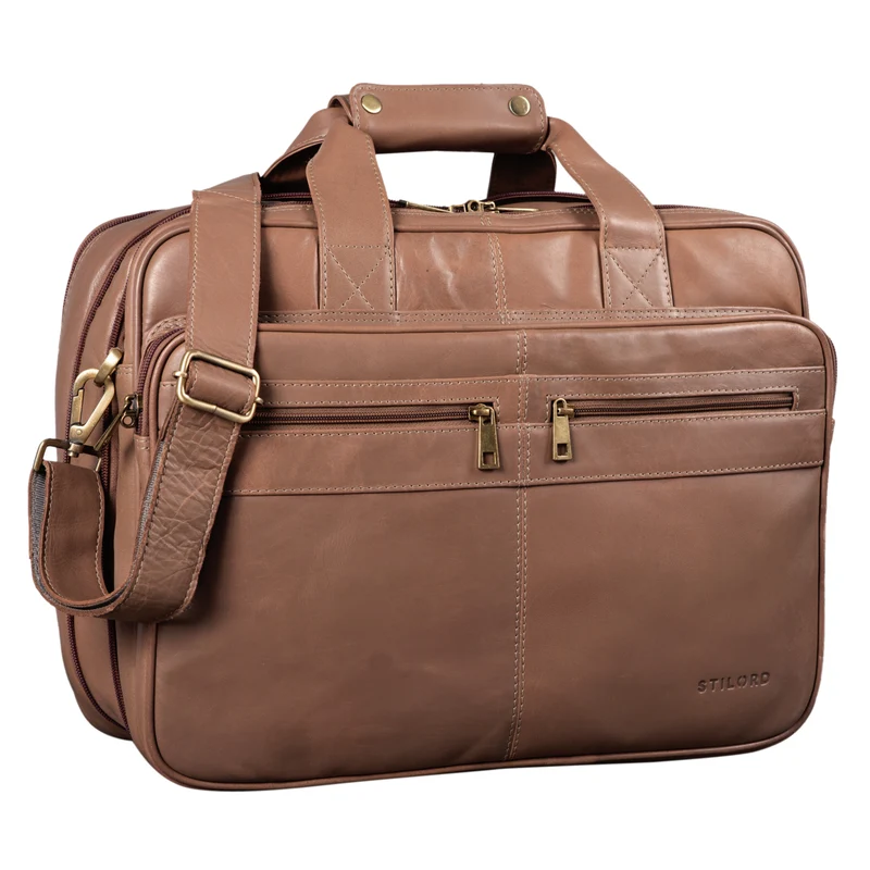 "Alexander" Lehrertasche Herren Leder Vintage