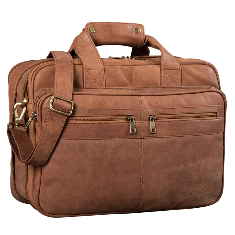 "Alexander" Lehrertasche Herren Leder Vintage