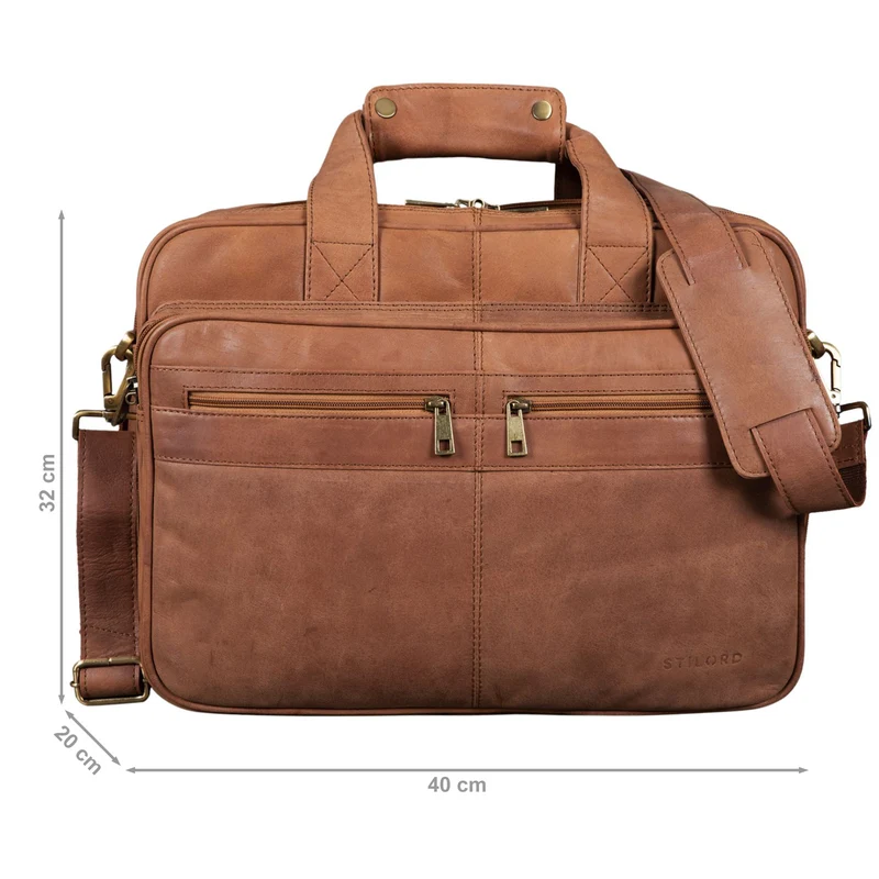 "Alexander" Lehrertasche Herren Leder Vintage