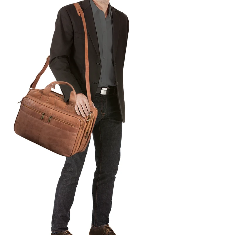 "Alexander" Lehrertasche Herren Leder Vintage