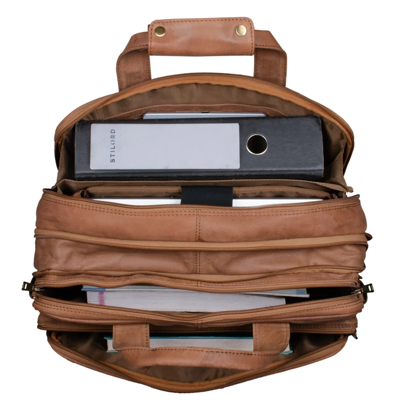 "Alexander" Lehrertasche Herren Leder Vintage