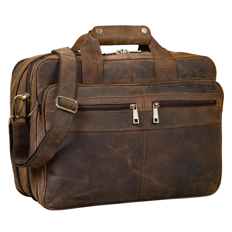 "Alexander" Lehrertasche Herren Leder Vintage