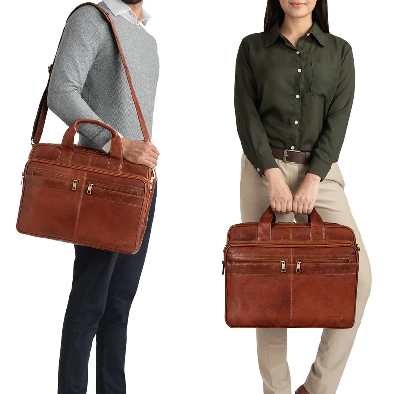 "Alexander" Lehrertasche Herren Leder Vintage