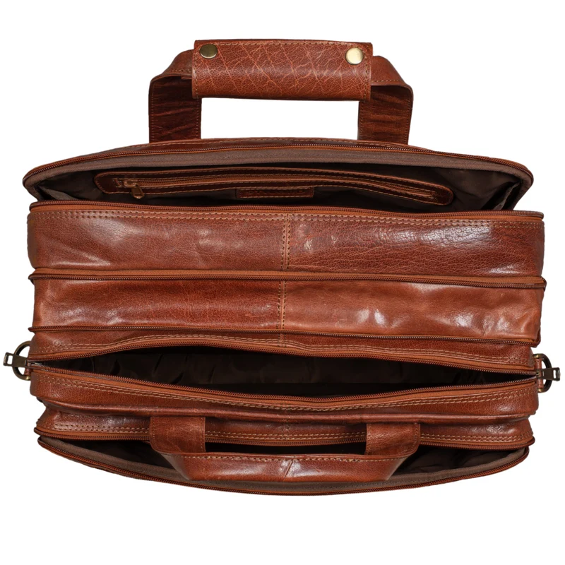 "Alexander" Lehrertasche Herren Leder Vintage