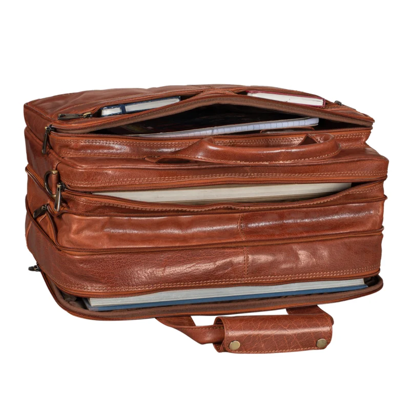 "Alexander" Lehrertasche Herren Leder Vintage