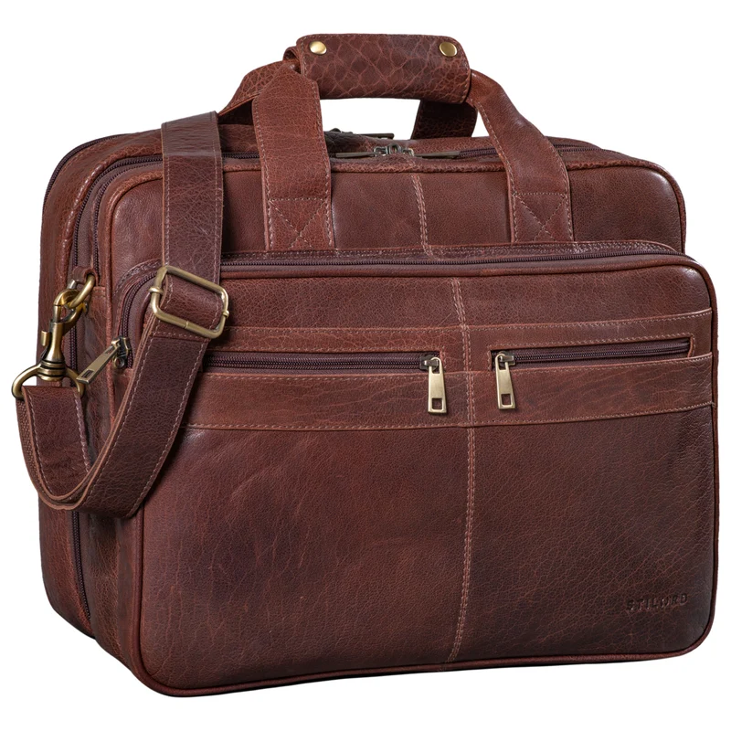 "Alexander" Lehrertasche Herren Leder Vintage