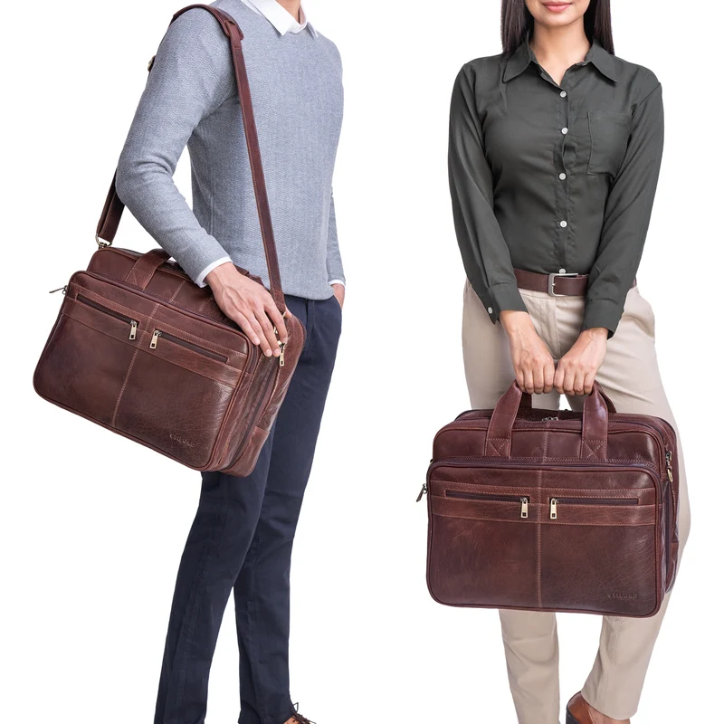 "Alexander" Lehrertasche Herren Leder Vintage
