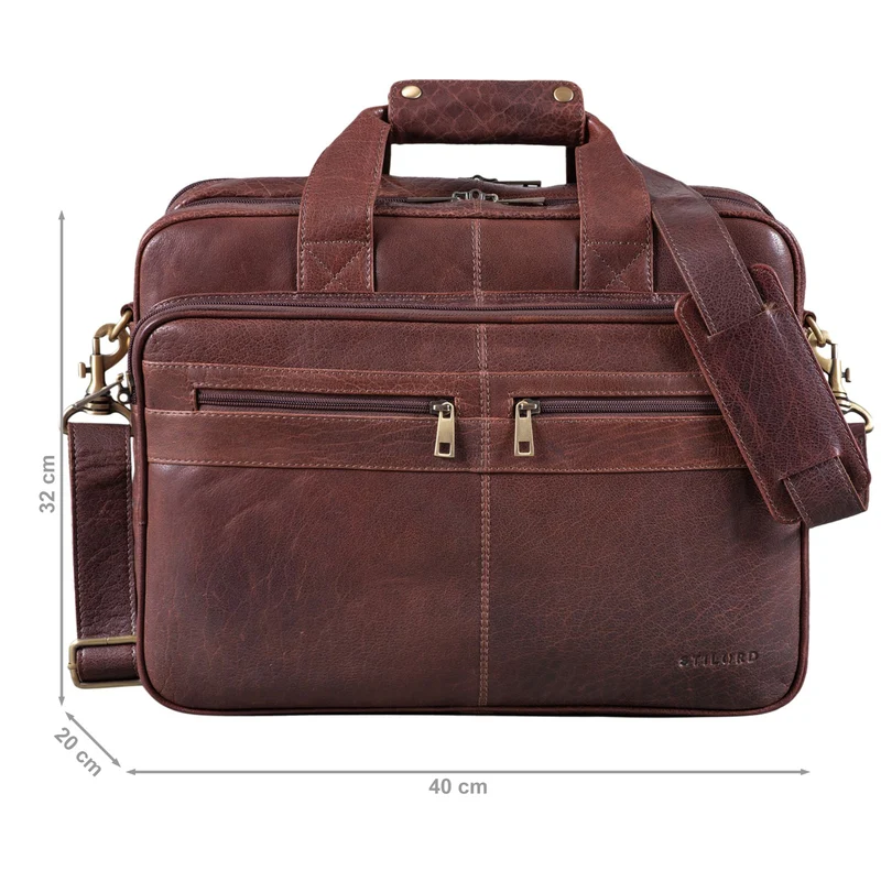 "Alexander" Lehrertasche Herren Leder Vintage