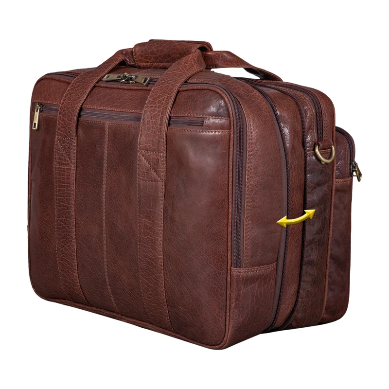 "Alexander" Lehrertasche Herren Leder Vintage