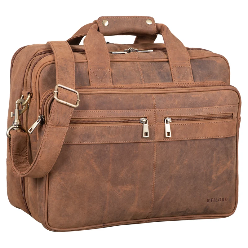 "Alexander" Lehrertasche Herren Leder Vintage