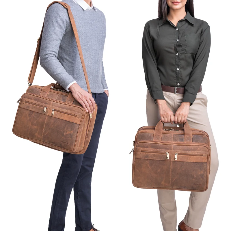 "Alexander" Lehrertasche Herren Leder Vintage