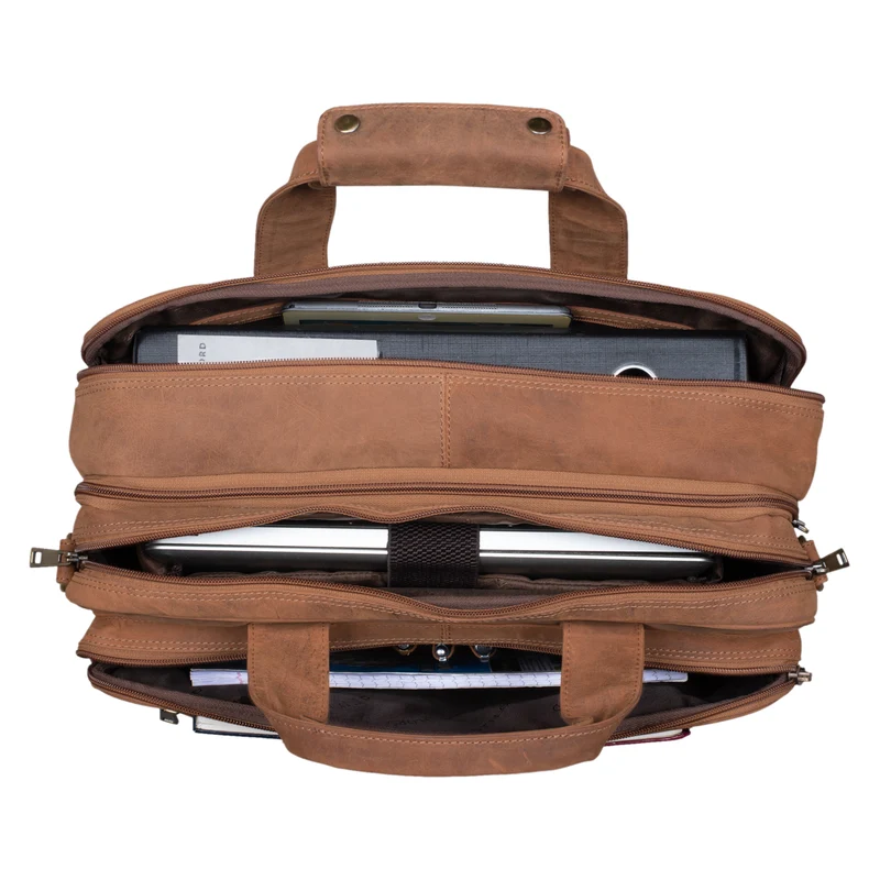 "Alexander" Lehrertasche Herren Leder Vintage