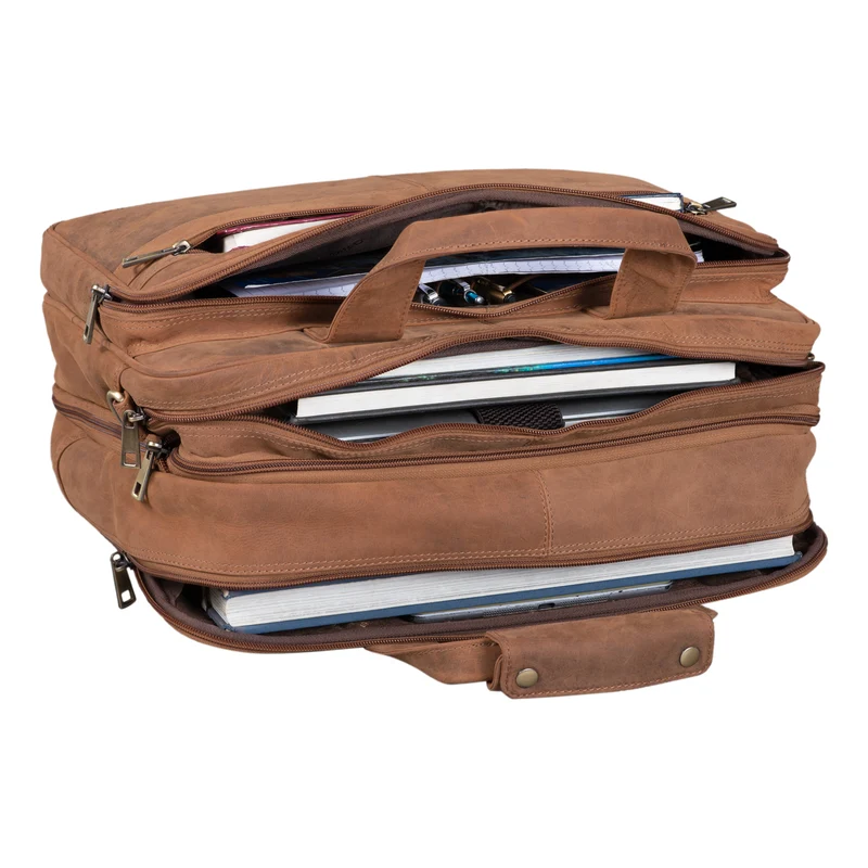 "Alexander" Lehrertasche Herren Leder Vintage
