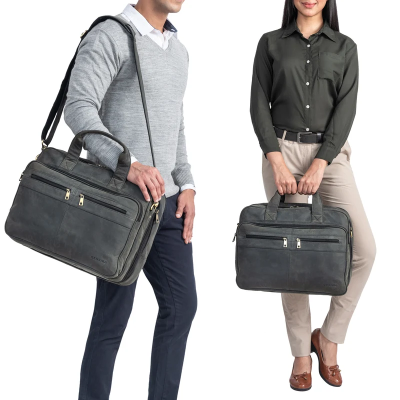 "Alexander" Lehrertasche Herren Leder Vintage