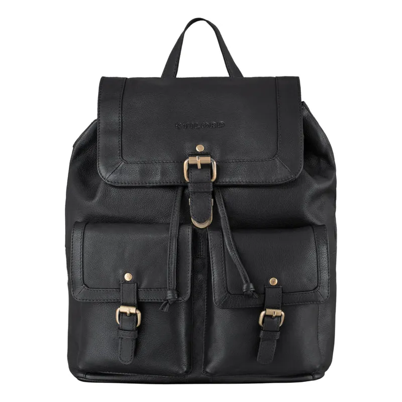 "Nora" Großer Lederrucksack Vintage für Damen und Herren