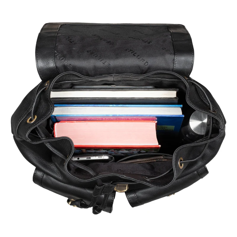 "Nora" Großer Lederrucksack Vintage für Damen und Herren