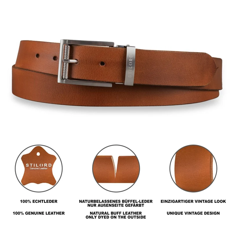 Business Ledergürtel Herren Damen