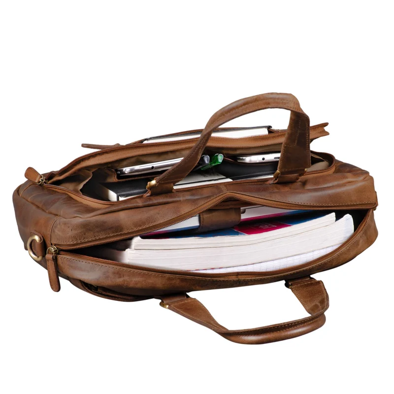 "Catherine" Leder Businesstasche Damen 13.3 Zoll