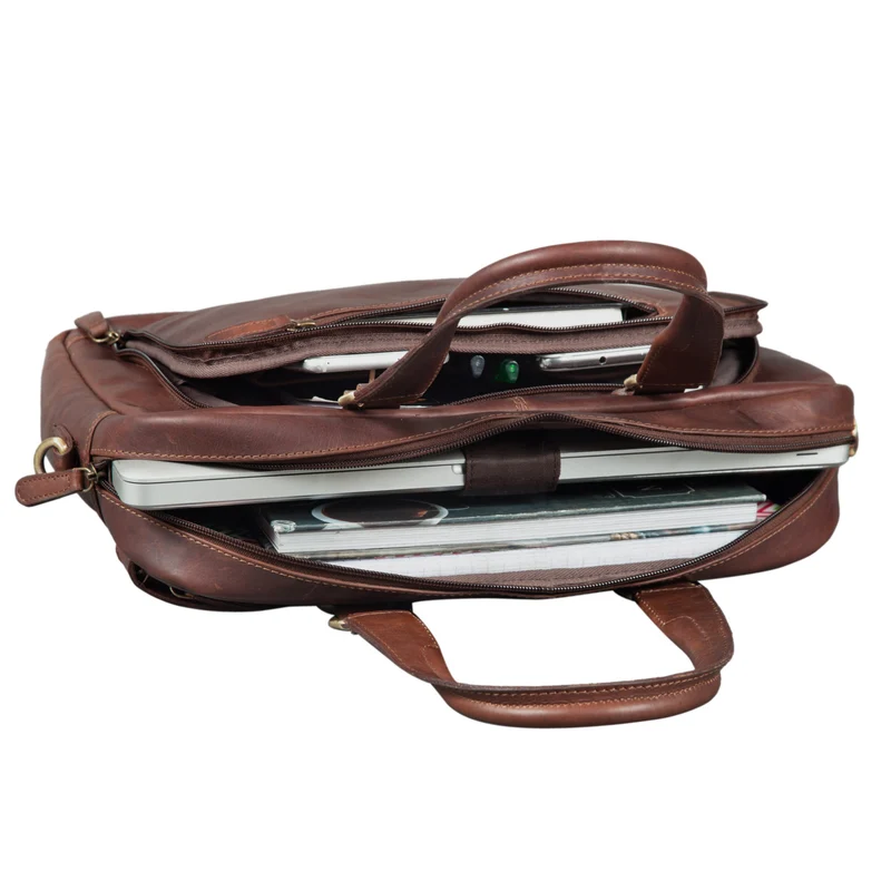 "Catherine" Leder Businesstasche Damen 13.3 Zoll