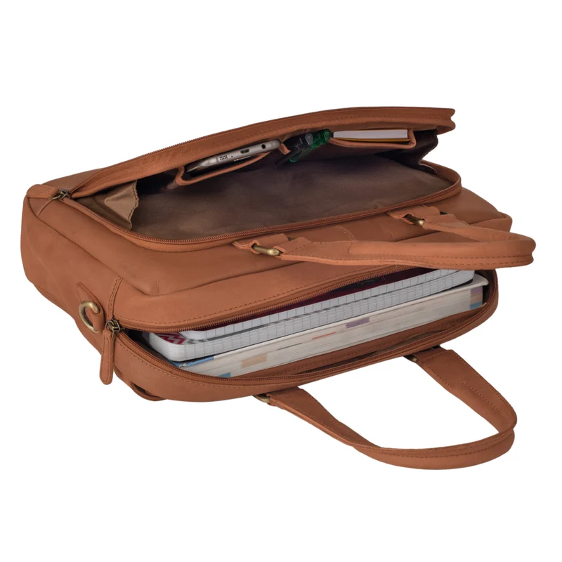 "Catherine" Leder Businesstasche Damen 13.3 Zoll