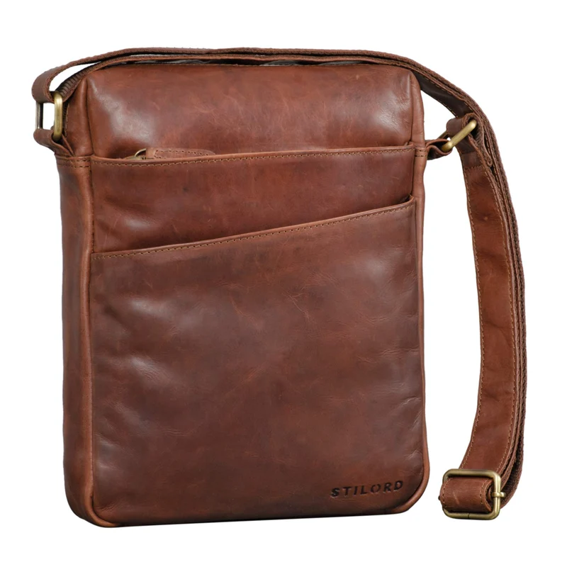 "Pia" Vintage Umhängetasche Damen Leder