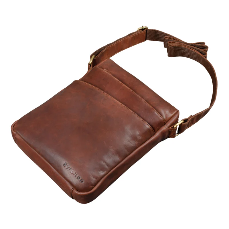 "Pia" Vintage Umhängetasche Damen Leder