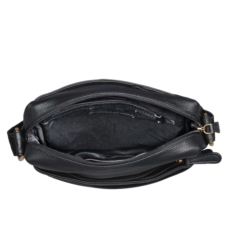 "Pia" Vintage Umhängetasche Damen Leder