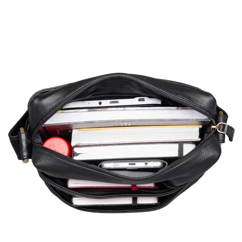 "Pia" Vintage Umhängetasche Damen Leder