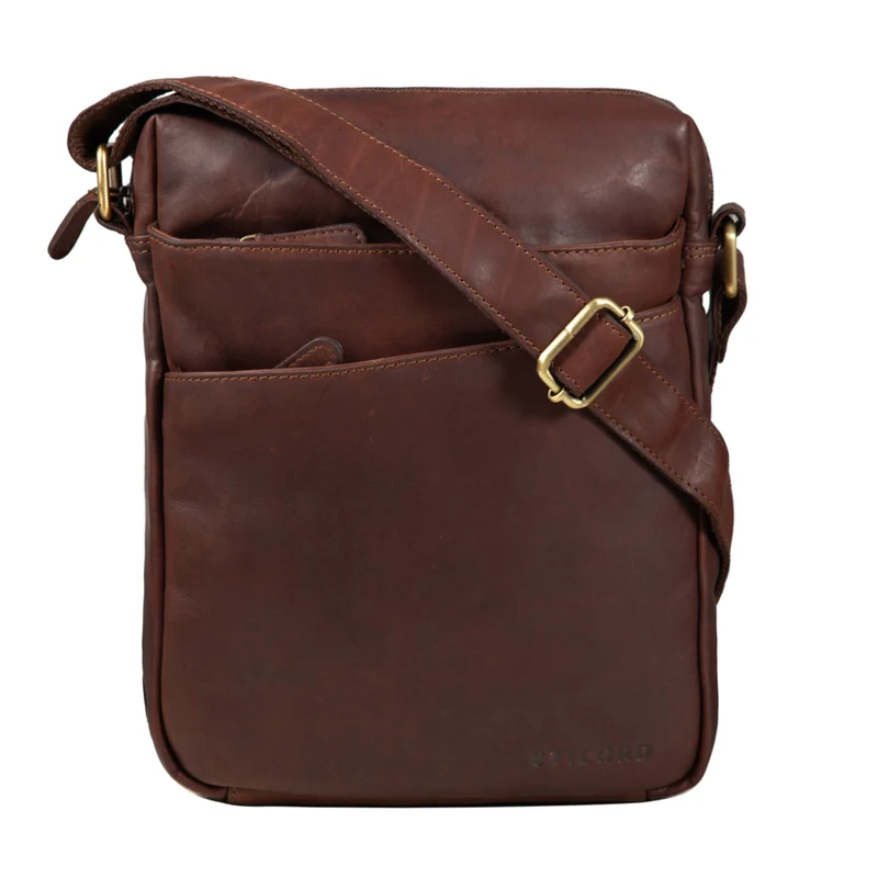 "Pia" Vintage Umhängetasche Damen Leder