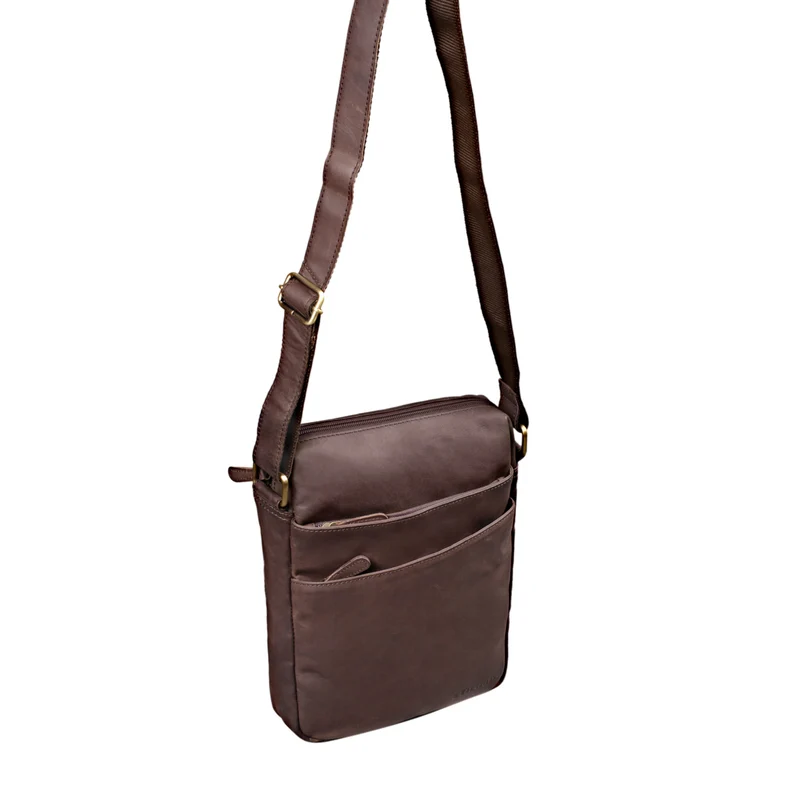 "Pia" Vintage Umhängetasche Damen Leder