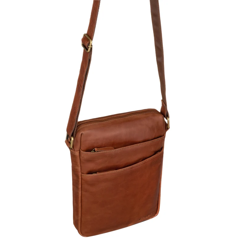 "Pia" Vintage Umhängetasche Damen Leder