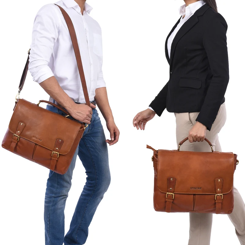 "Lucien" Leder Businesstasche Damen Herren