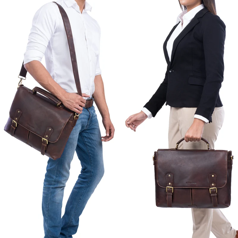 "Lucien" Leder Businesstasche Damen Herren