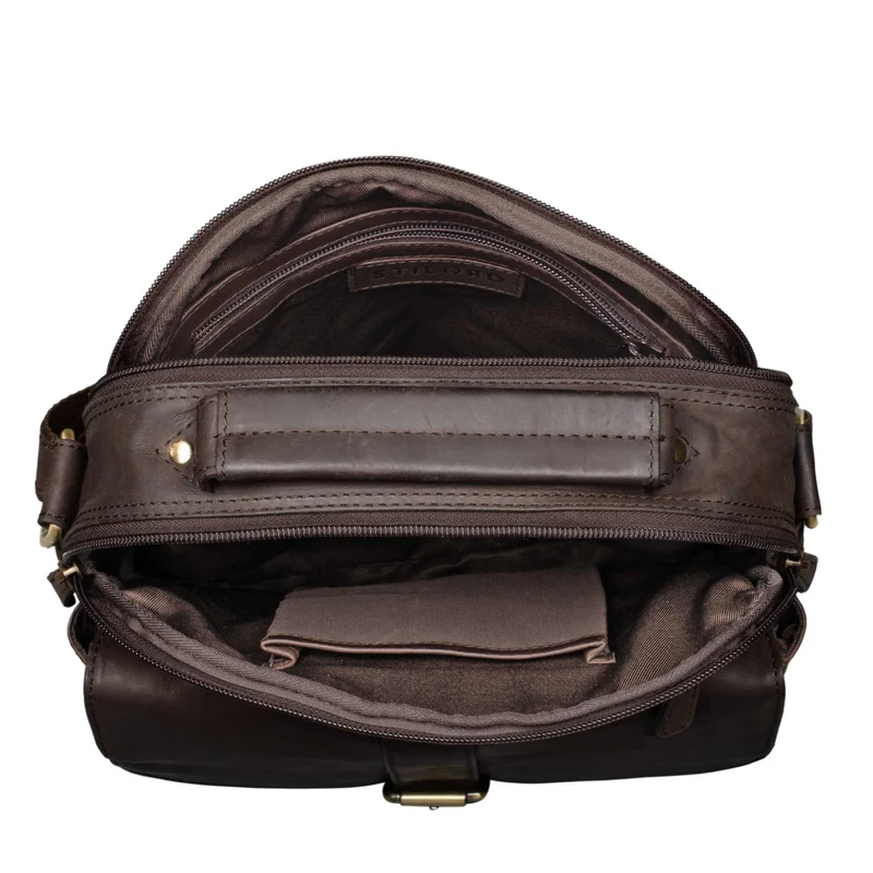"Ricardo" Vintage Leder Umhängetasche Herren