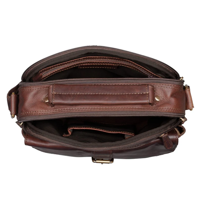 "Ricardo" Vintage Leder Umhängetasche Herren