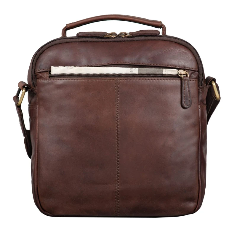 "Ricardo" Vintage Leder Umhängetasche Herren
