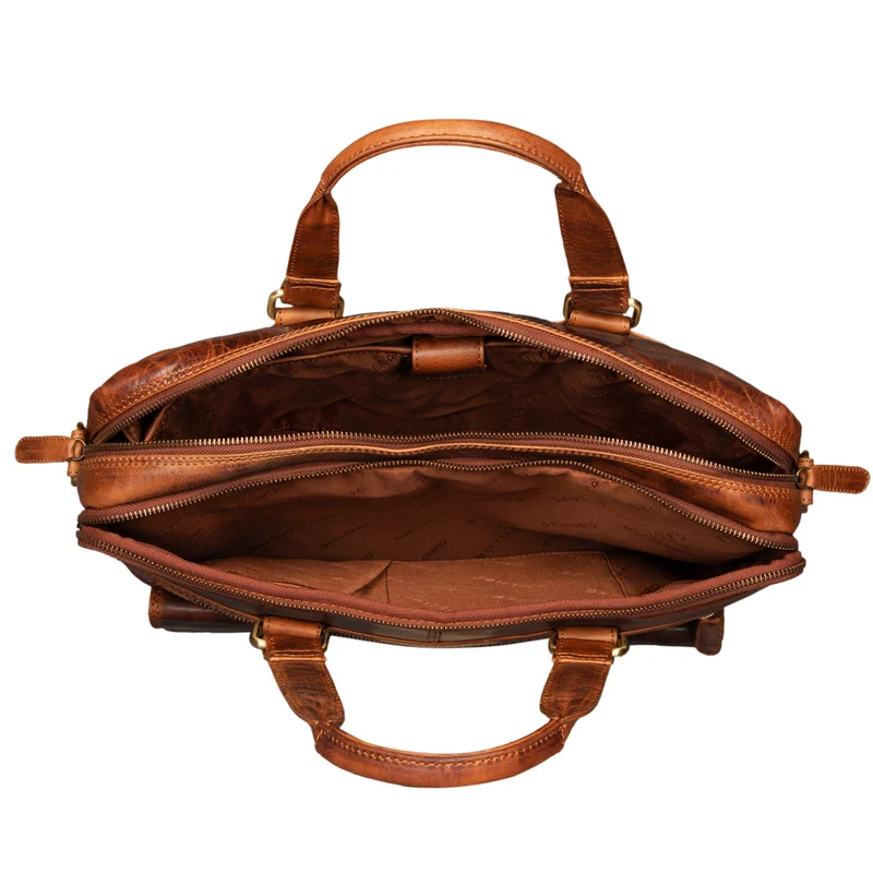 "Alvaro" Vintage Ledertasche Laptoptasche