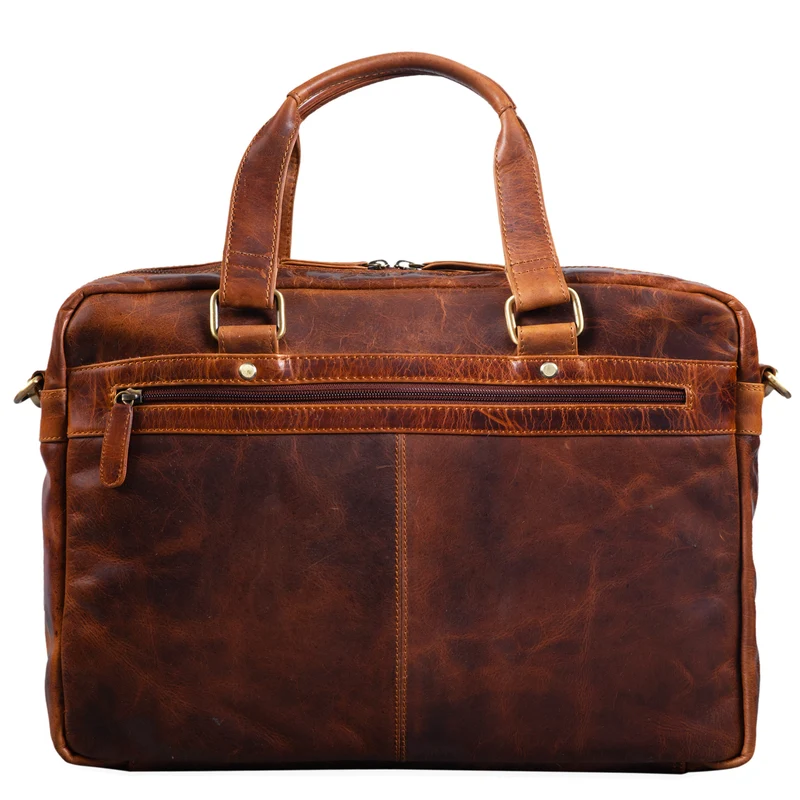 "Alvaro" Vintage Ledertasche Laptoptasche