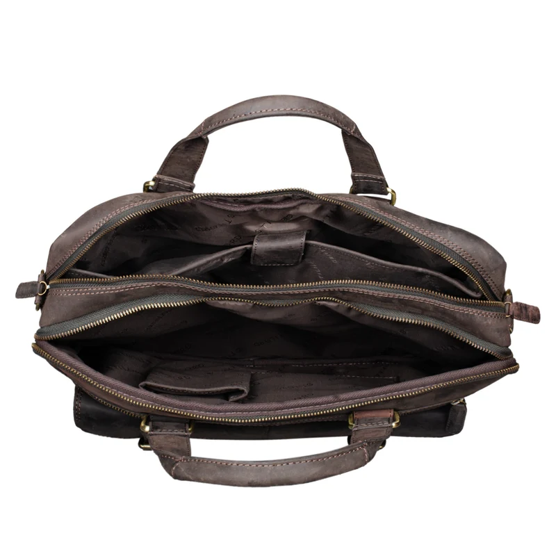 "Alvaro" Vintage Ledertasche Laptoptasche