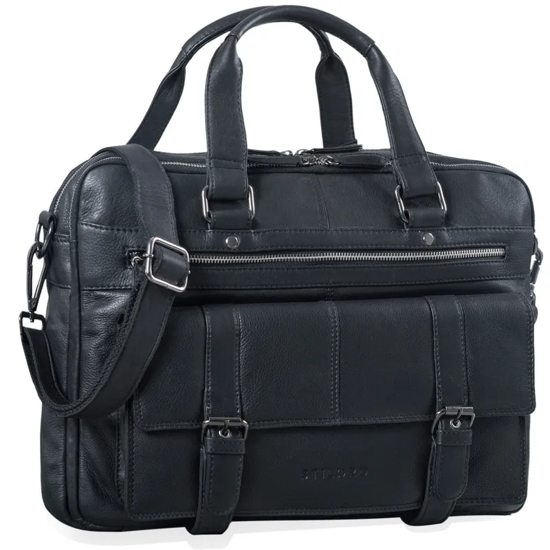 "Alvaro" Vintage Ledertasche Laptoptasche